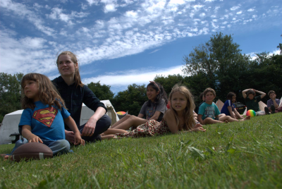 Circle at camp